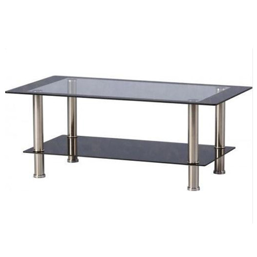 Contemporary Rectangular Coffee Table, Chrome And Glass Coffee Tables Uk
